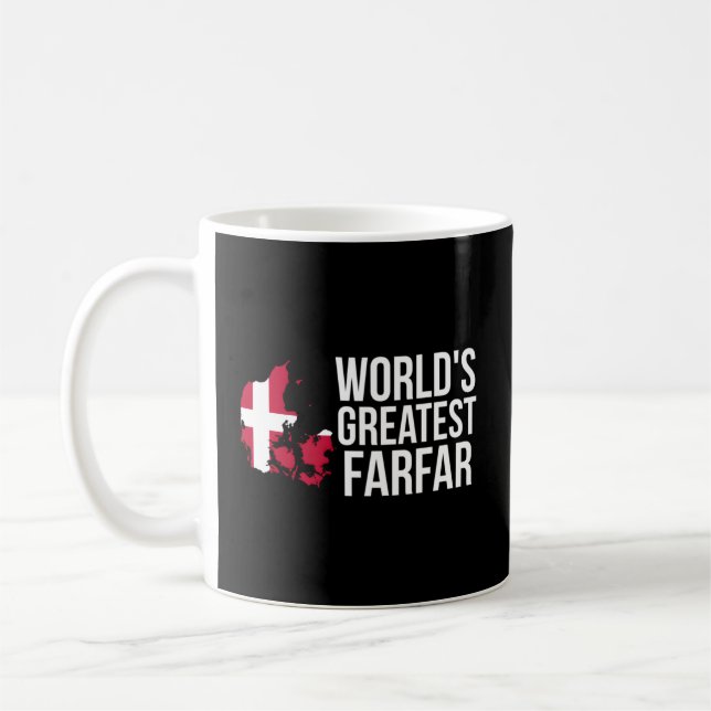 Taza De Café Abuelo danés Farfar Dinamarca (Izquierda)