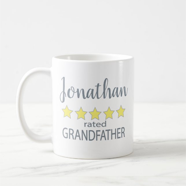 Taza De Café Abuelo De 5 Estrellas (Izquierda)