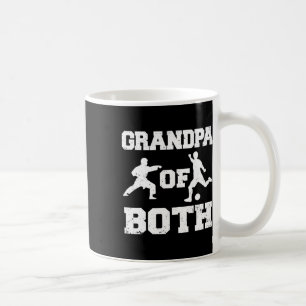 Taza De Café Abuelo De Fútbol Gracioso Y Abuelo De Karate