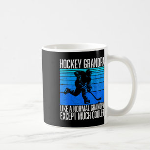 Taza De Café Abuelo de hockey Fanático divertido de hockey Juga