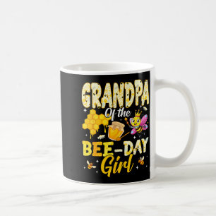 Taza De Café Abuelo de la niña del día de la abeja Cumpleaños F