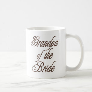 Taza De Café Abuelo de los marrones con clase de la novia