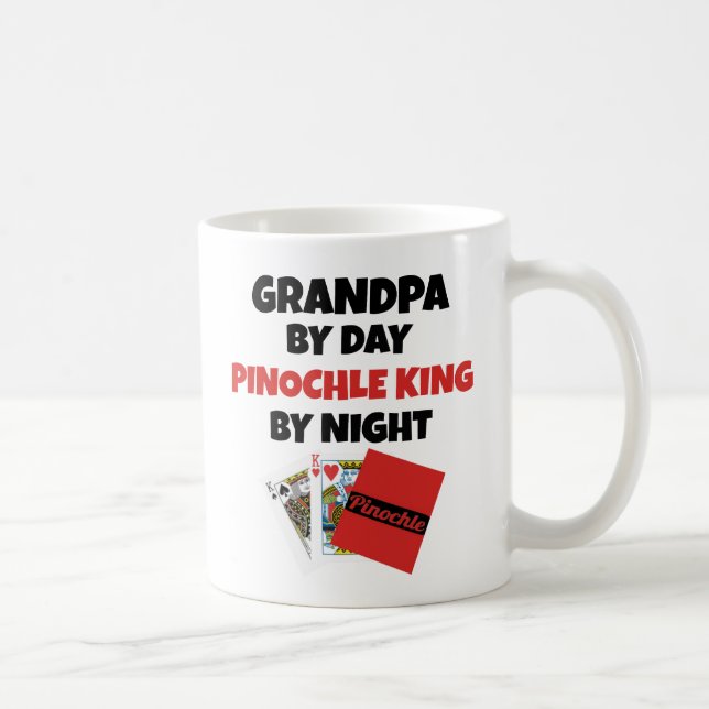 Taza De Café Abuelo de Pinochle King (Derecha)