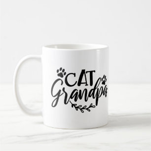 Taza De Café Abuelo del abuelo del gato lindo