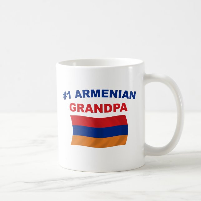 Taza De Café Abuelo del armenio #1 (Derecha)