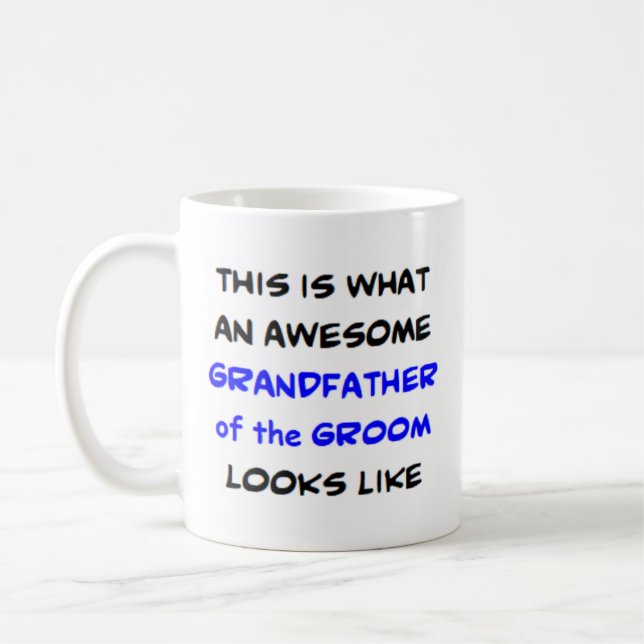 Taza De Café abuelo del novio, impresionante (Izquierda)