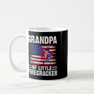 Taza De Café Abuelo del pequeño petardo 4 de julio abuelo