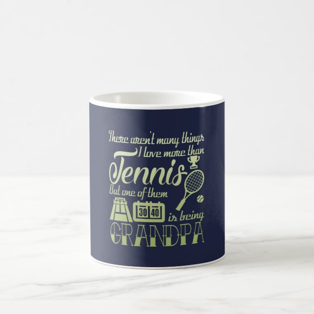 Taza De Café Abuelo del tenis (Centro)