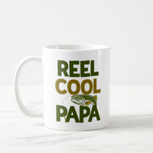 Taza De Café Abuelo divertido del retruécano de la pesca de la
