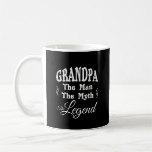 Taza De Café Abuelo el hombre el mito la leyenda