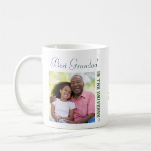 Taza De Café Abuelo el Mejor del Universo - Dos Fotos Cuadradas