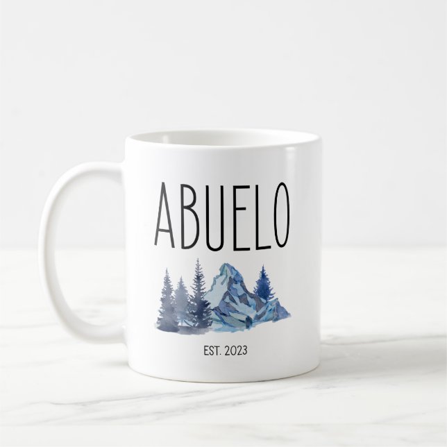 Taza De Café Abuelo Est 2023, Regalos Para Abuelo Español (Izquierda)