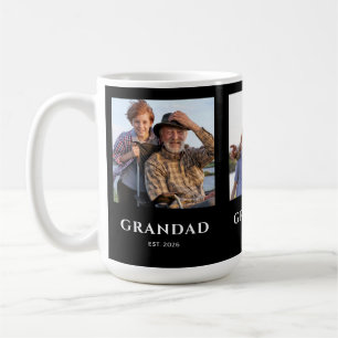 Taza De Café Abuelo Establecido Negro 3 Foto