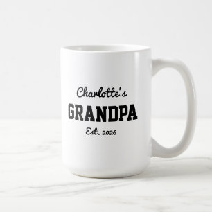 Taza De Café Abuelo Estableció Nombre Moderno y Audaz