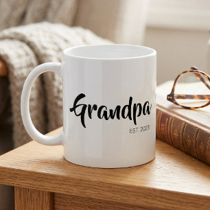 Taza De Café Abuelo Estableció Regalo Simple para Abuelo