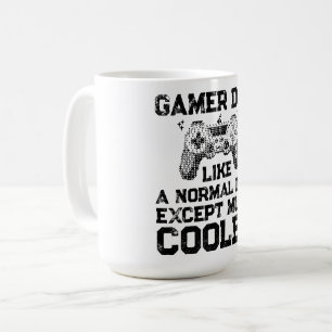 Taza De Café Abuelo Gamer Mucho Más Guay Frase Retro