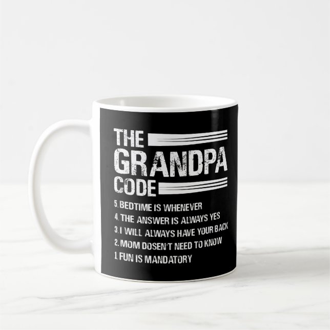 Taza De Café Abuelo gracioso (Izquierda)