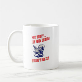 Taza De Café Abuelo Gruñón Ocupado