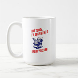 Taza De Café Abuelo Gruñón Ocupado