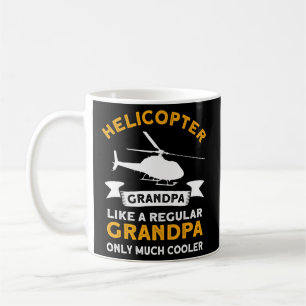 Taza De Café Abuelo Helicóptero - Avi piloto de helicópteros de