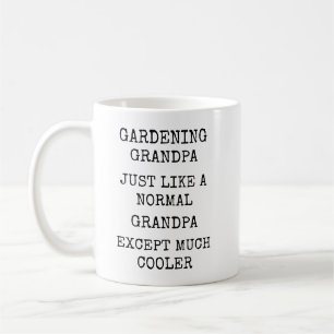 Taza De Café Abuelo jardinero mucho más divertido