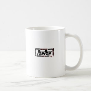 Taza De Café Abuelo leal fuerte del día de padres de la papaya