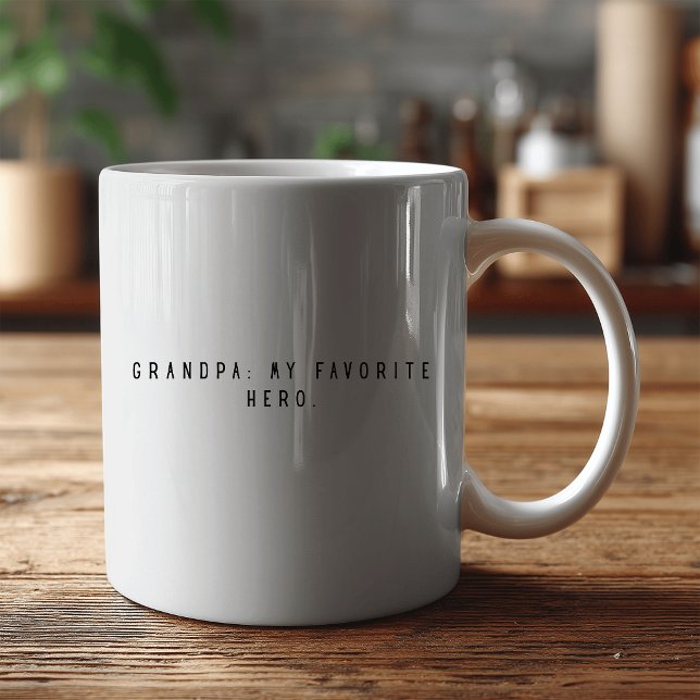 Taza De Café ABUELO Mi héroe favorito  (Subido por el creador)