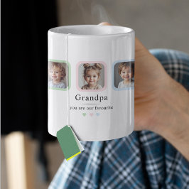 Taza De Café Abuelo personalizado| "Eres nuestro regalo favorit