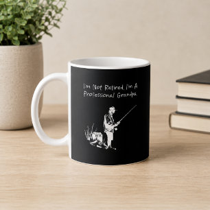 Taza De Café Abuelo Profesional No Jubilado Abuelo Divertido