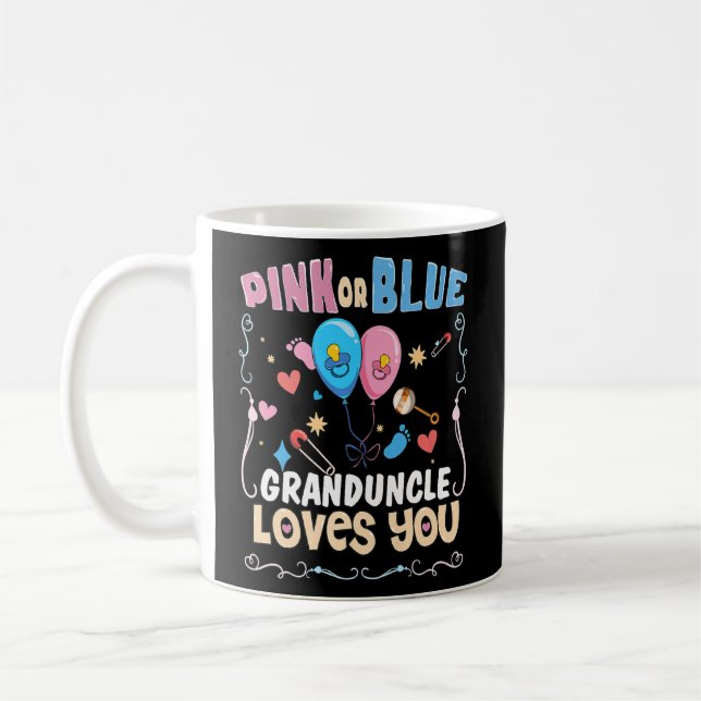 Taza De Café Abuelo rosa o azul te ama mejor tío (Izquierda)