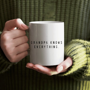 Taza De Café ABUELO sabe todo