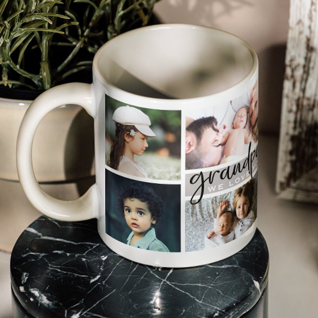Taza De Café Abuelo te queremos Collage de fotos (Subido por el creador)