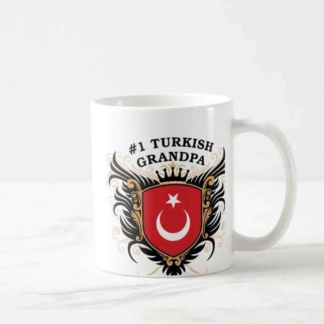 Taza De Café Abuelo turco del número uno (Derecha)