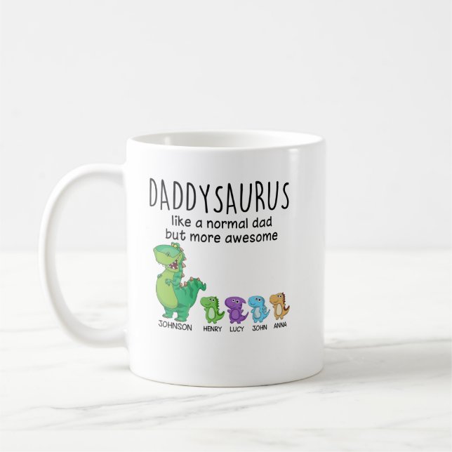 Taza De Café Abuelo Y Camisa Personalizada Para Niños (Izquierda)