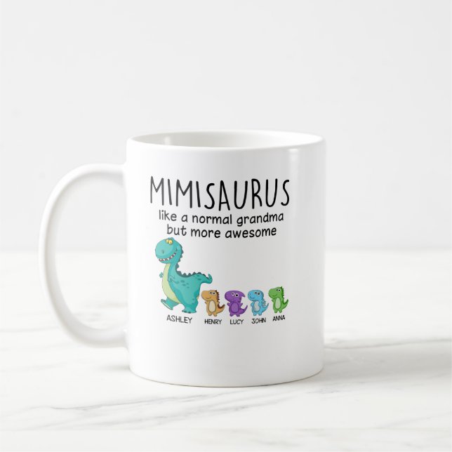 Taza De Café Abuelo Y Camisa Personalizada Para Niños (Izquierda)