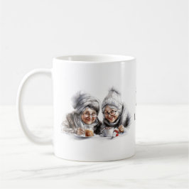 Taza De Café Abuelos, amigos, hermanas café Mug