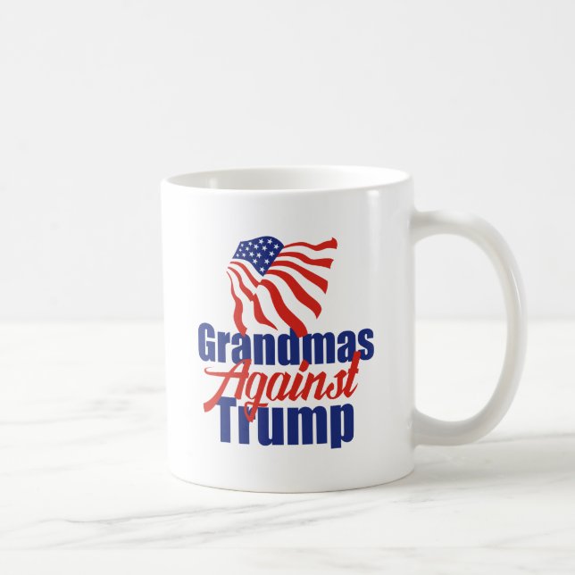 Taza De Café Abuelos contra Trump (Derecha)