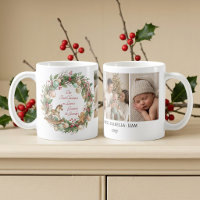Abuelos Nostálgicos Foto del Primer Navidad del Be