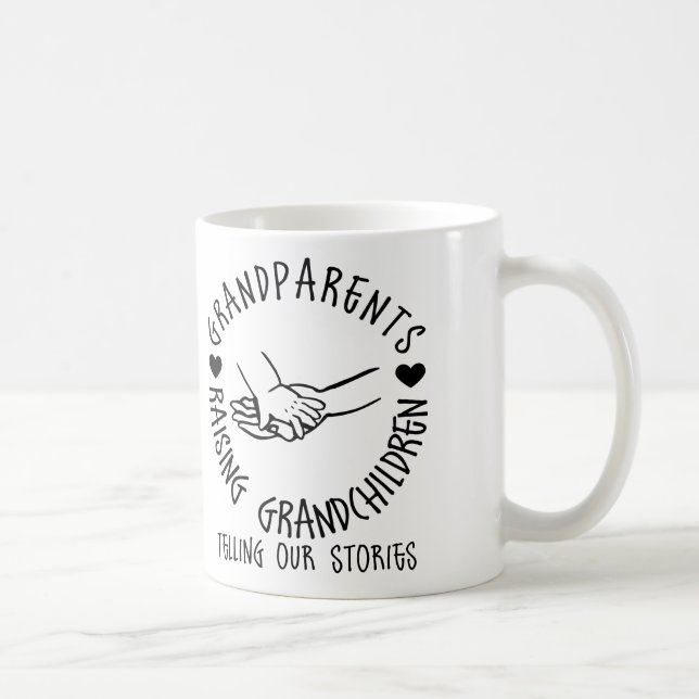 Taza De Café Abuelos que crían a nietos (Derecha)