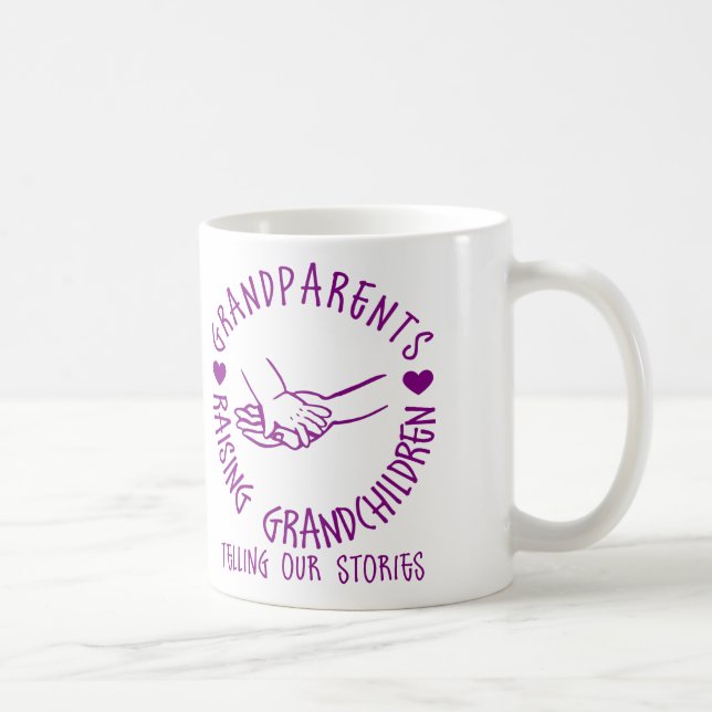 Taza De Café Abuelos que crían a nietos (Derecha)
