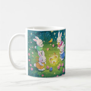 Taza De Café Abundantes personalizados de Pascua escondiendo hu