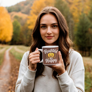 Taza De Café Aburrido pero feliz personalizado