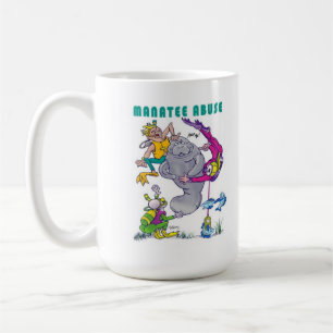 Taza De Café Abuso del Manatee - las derechas del Manatee -