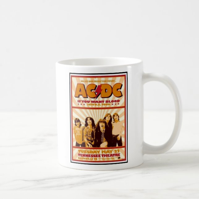 Taza De Café AC/DC Concert Mug (Derecha)