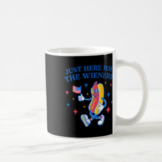 Taza De Café Acá Para El Wieners 4 De Julio