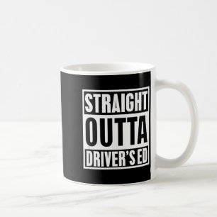 Taza De Café Acaba de salir de la escuela de conducir divertido