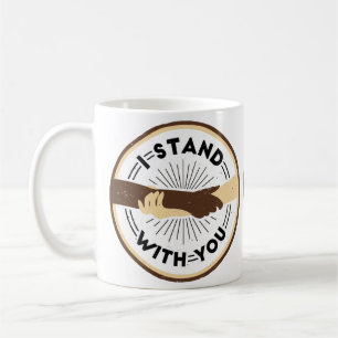 Taza De Café acabar con el racismo, las vidas negras importan