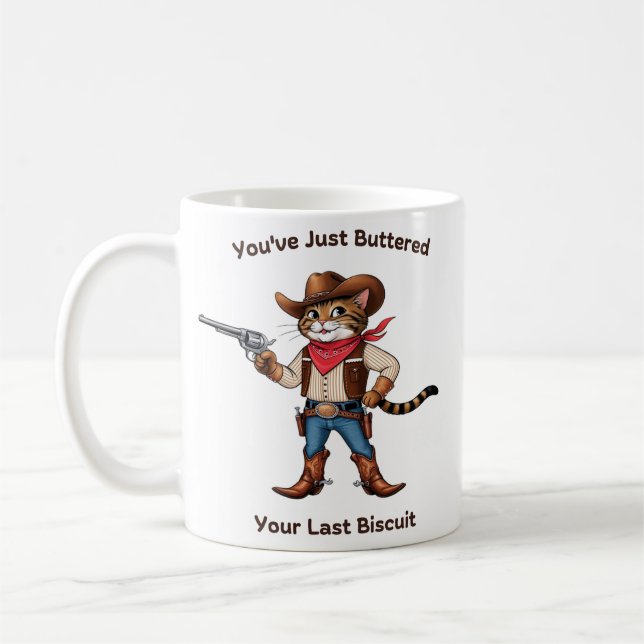 Taza De Café Acabas de masturbarte tu último bizcocho (Izquierda)