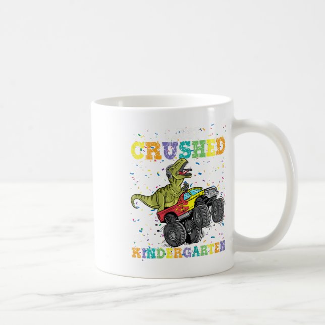 Taza De Café Acabo De Aplastar Al Monstruo De Dinosaurios Trex  (Derecha)