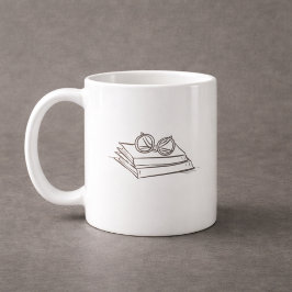Taza De Café Academia Oscura – Arte de Libros Antiguos | Regalo